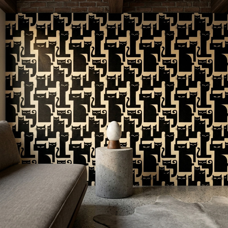 Rouleau double noir, Peler et coller