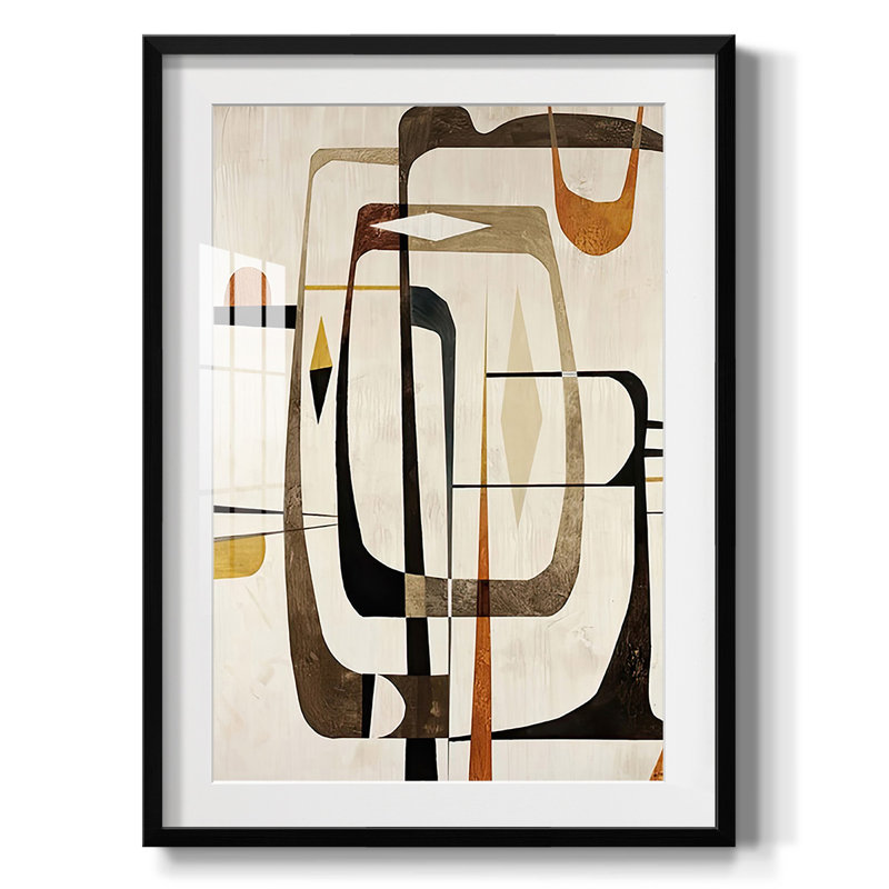 Strano Ma Vero II -Framed Print, 28.5" H x 20.5" W, Black