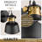 1 - Light Dimmable Black Armed Sconce