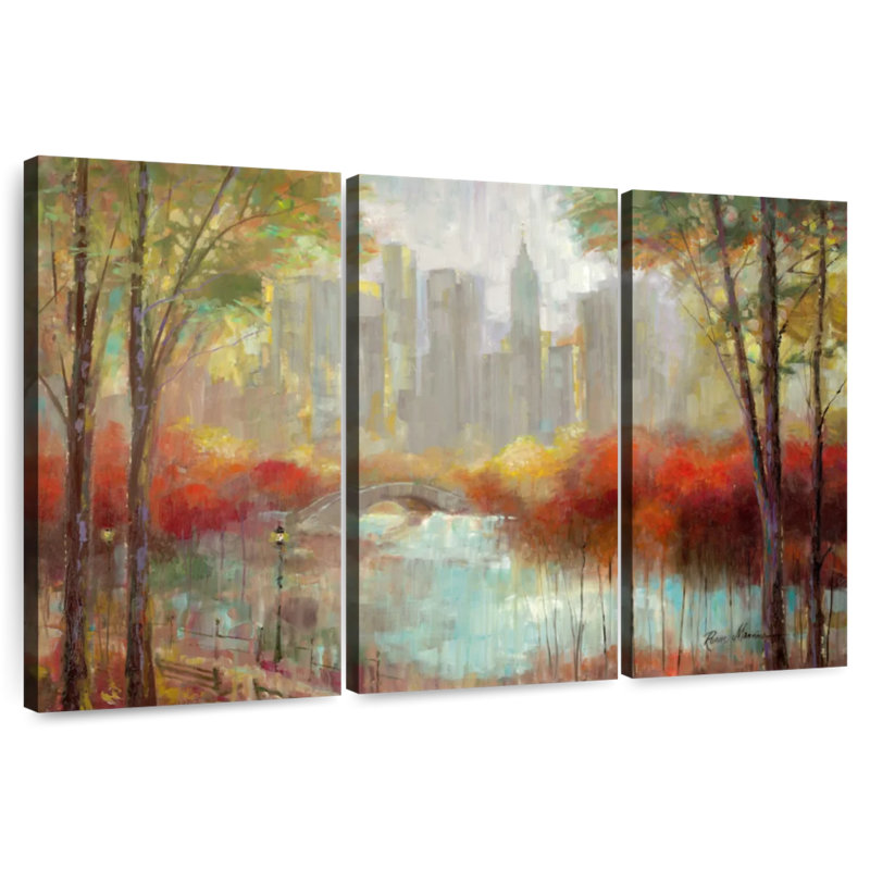  «Autumn View», H 28 po x l 45 po