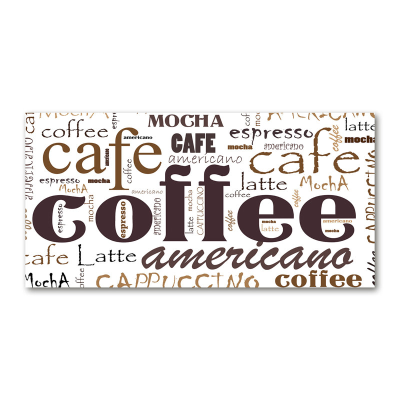 Coffee - No Frame Print on Canvas