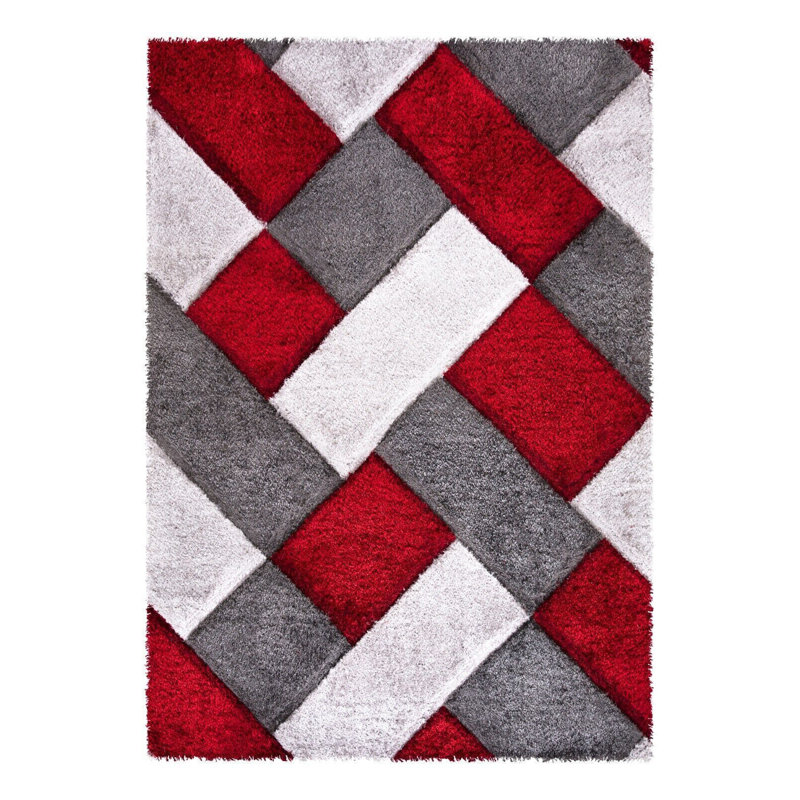 Faustino Geometric Area Rug, Rectangle 80 x 150cm, Polypropylene