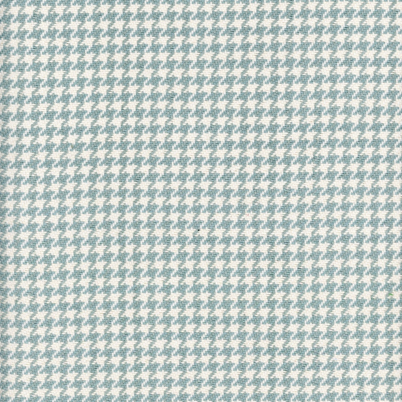 Houndstooth 100% Cotton Fabric, Dolphin