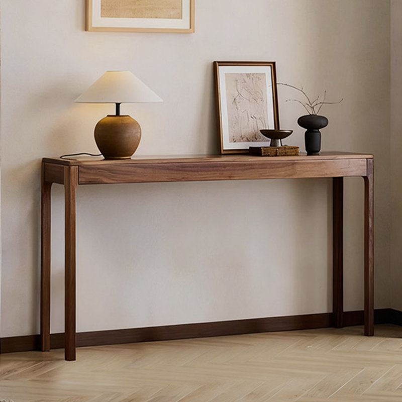 Console simple de style chinois, H 33,5 po x l 55,1 po x P 12,6 po