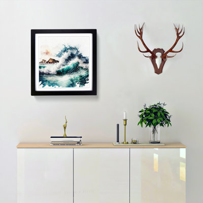 Ocean Watercolour No.1 - Framed Print