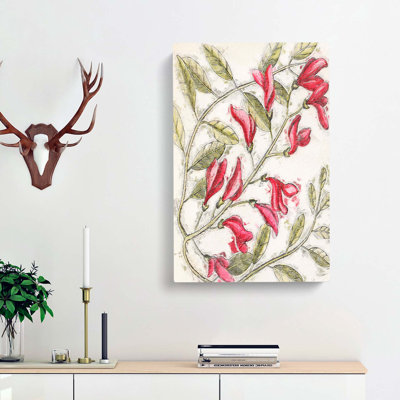Floral Sorrel Tree by Mark Catesby - Wrapped Canvas Painting