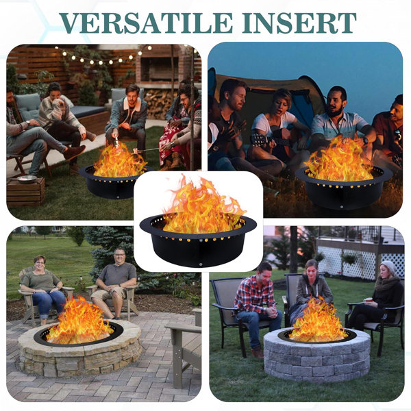 FEBTECH Smokeless Fie Pit Inset – 29″ OD & 25″ ID Cabon