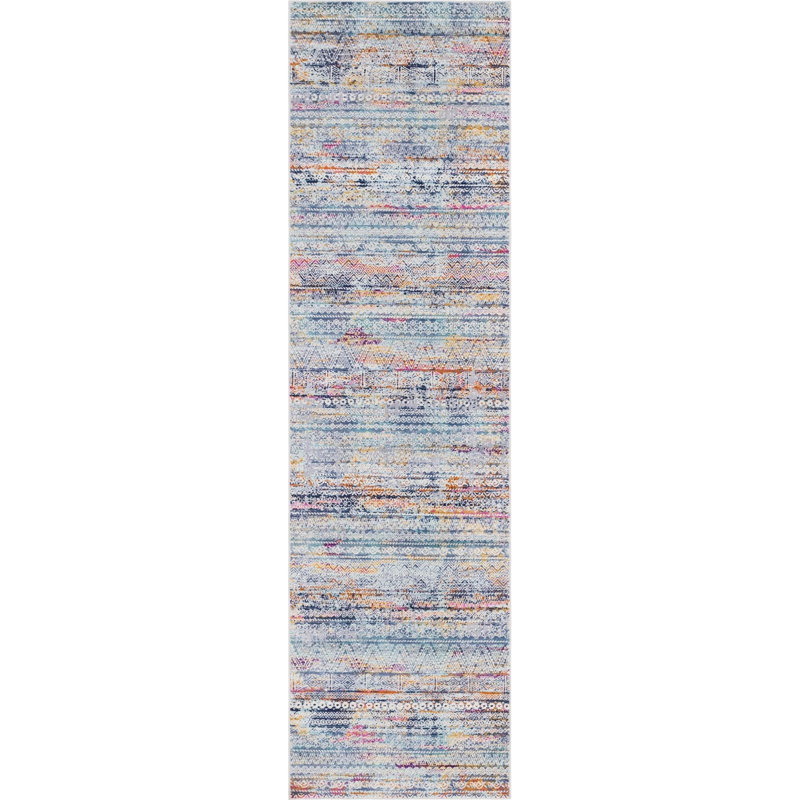 Geometric Indoor Rug, Runner 2'7" x 9'10"