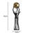Weightlifter with Golden Ball Sculpture – Metal
