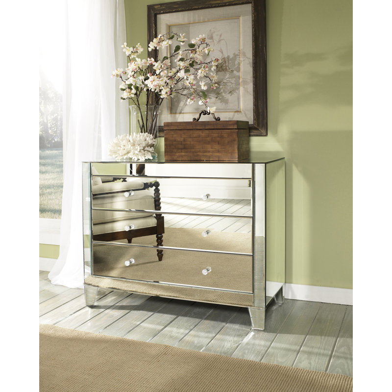 Commode à miroir trois tiroirs