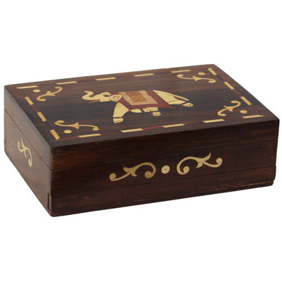 Agra Wooden Decorative Trunk