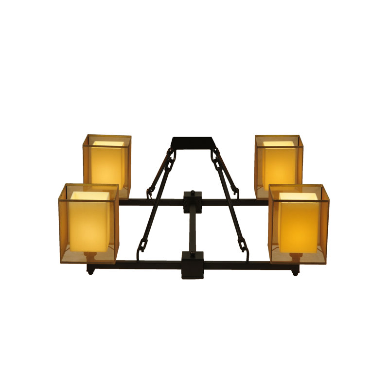4 - Light Semi Flush Mount