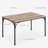 5 - Piece Dining Set, Vintage Dining Table With 4 Padded Seats-1174470842