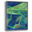 GeometricInCoolI Framed Print - Solid Wood-1065791618