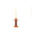 Large Leather Wrapped Candle Holder - terracotta-839344851-839344849