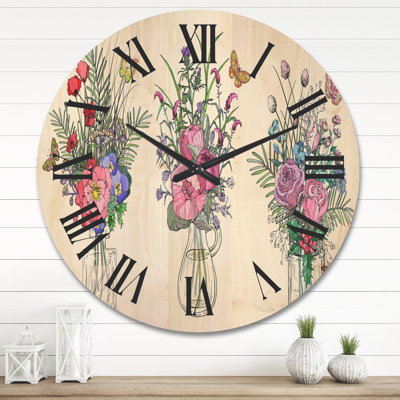 Solid Wood Wall Clock