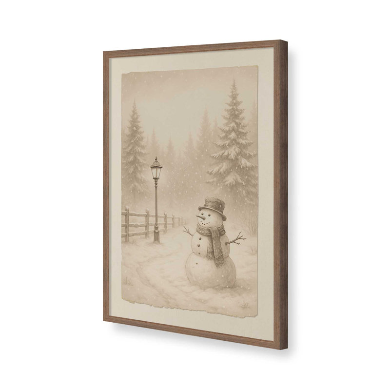 «Whispers of Winter», reproduction d'art, 24 po x 36 po, Noyer