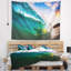 Photographie ocean wave au coucher de soleil tapisserie-28485702