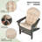 Outdoor 5'' Adirondack Chair,Lounge Chair Seat / Back Cushion-683040835