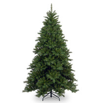 The Holiday Aisle® Birch 48' Traditional Christmas Tree with LED Lights and Remote  Control, Christmas Tree