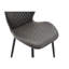 Ensemble de 4 chaises de salle à manger modernes en polyuréthane avec pieds en métal noir-1859249338