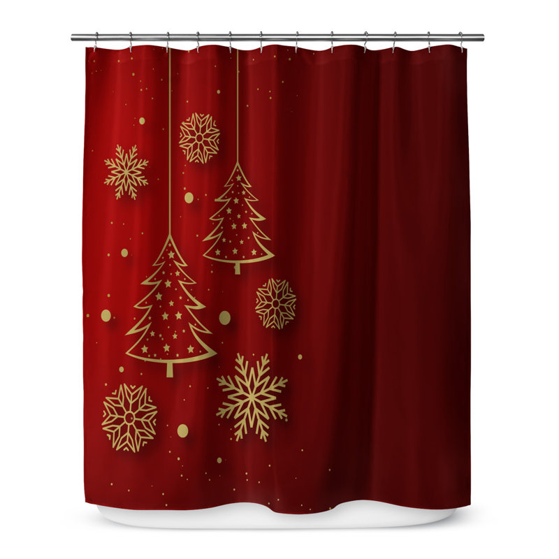 Bel-Air Shower Curtain, 70" H x 71" W