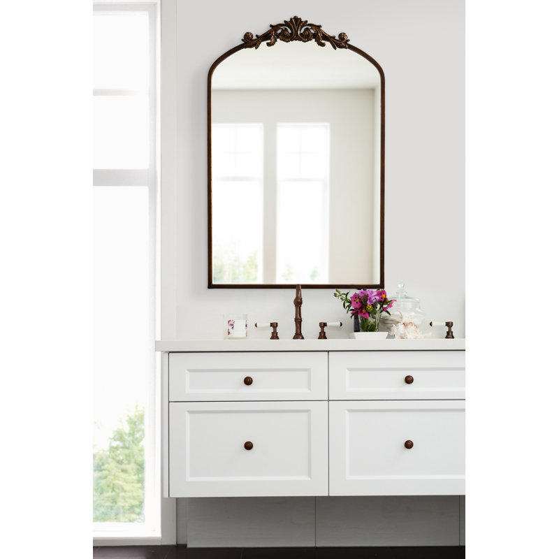 Anglo Metal Flat Mirror, 36" x 24", Bronze