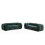 Comfortable Green Chenille Sofa, Modern Design For Living Rooms