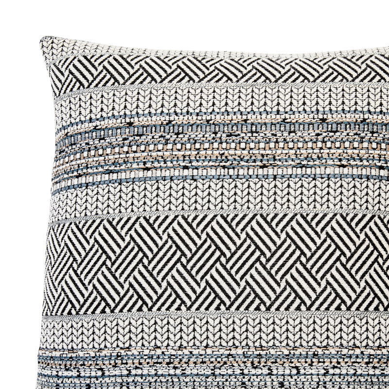 Coussin Chariho, Bleu, 26 po x 26 po