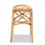 Tabouret moderne en rotin de style bohémien