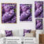 Fleurs mauves lilas mauves sur toile-901293436-901293435