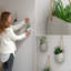 Pots de plantes suspendus en céramique 3 pièces-245788395