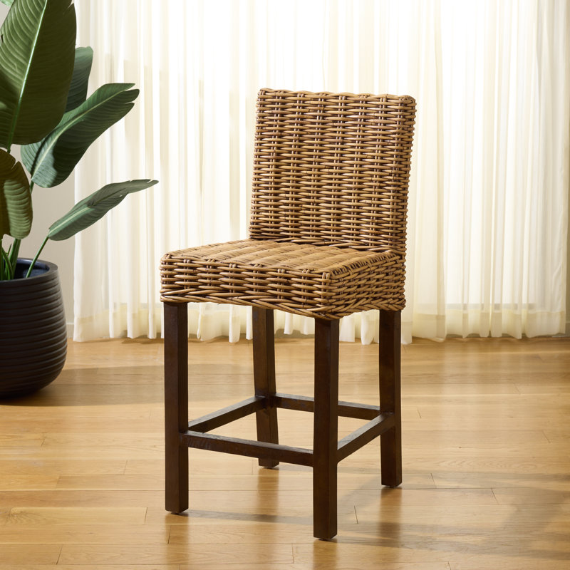 Normandie Bar & Counter Stool, Miel brun délavé, Tabouret de comptoir (siège d’une hauteur de 24