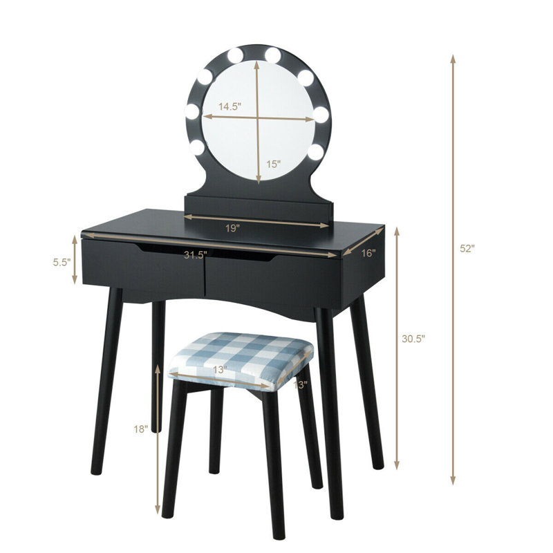 Alinson Vanity, Black