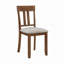 Ensemble de table de salle à manger 7 pièces et 6 chaises d'appoint rembourrées