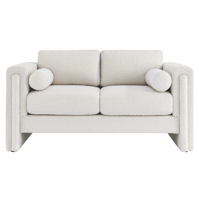 Modway Visible Sofas, Ivory Boucle