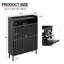 12 Pair Stackable Shoe Storage Cabinet-1659871117