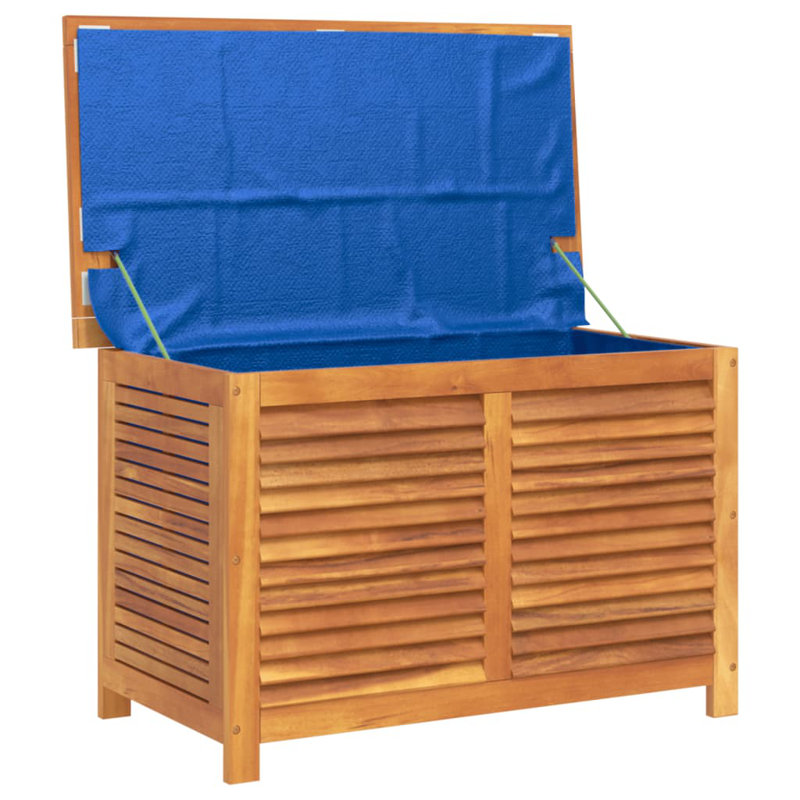 Alpen Home Shirli 90cm W 0L Water Resistant Solid Wood Deck Box in Brown