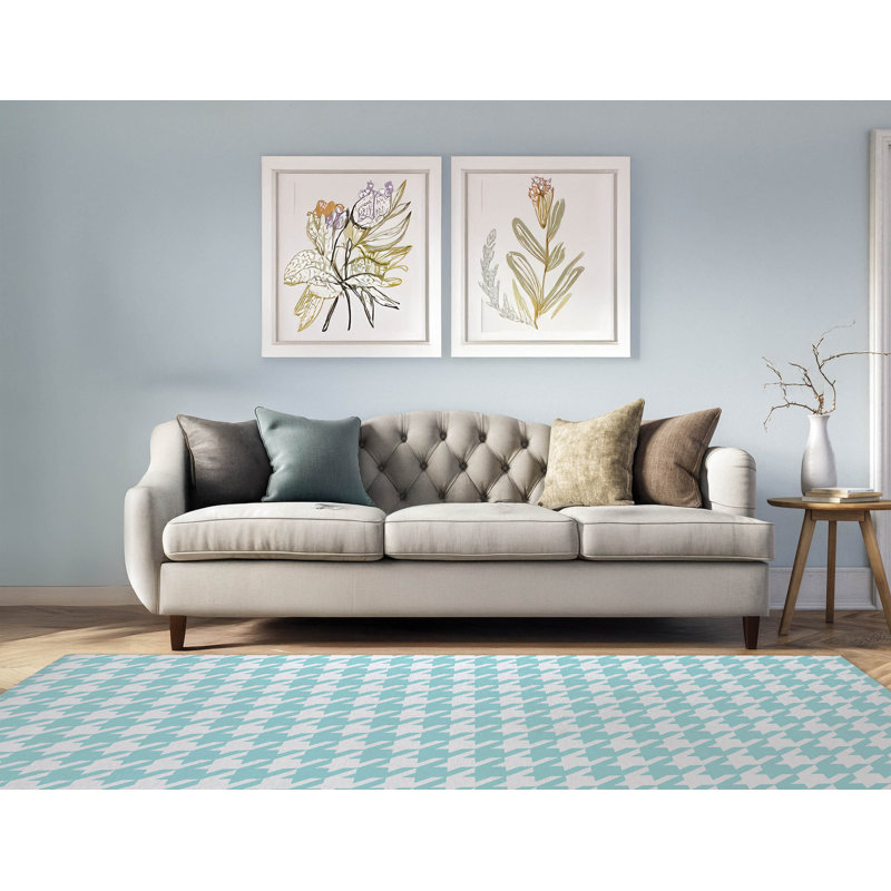 Send in the Hounds Indoor Non-Slip Area Rug, Rectangle 2' x 3'