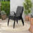 Klemen Outdoor Stacking Dining Armchair