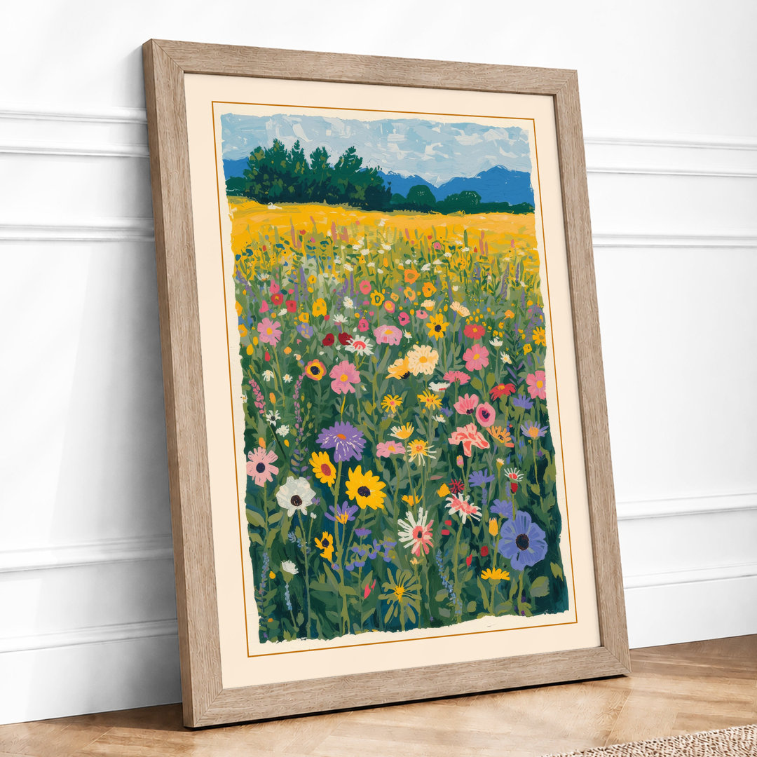 Wildflower Meadow Botanical - Framed Print