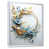 Cadre flottant blanc