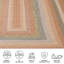 Tapis performance géométrique tissé à la main et lavable à la machine Georgina-21305022