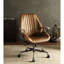 Fauteuil ergonomique en cuir pour bureau professionnel avec siège réglable-709331766