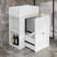 Wall-Mounted Style Bathroom Vanity, 20-Inch Bathroom Vanity With Ceramic Sink