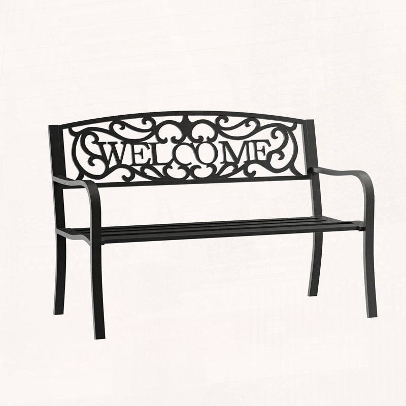 Causeuse de jardin en fonte