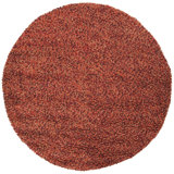 Gems Hand Woven Shag Wool Abstract Area Rug