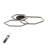 Vitolds 3-Light 40.2" LED Flush Mount Unique with Remote Control