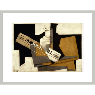 Le Journal by Juan Gris -Framed Giclee Print