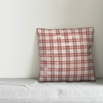Plaid Throw Pillow
